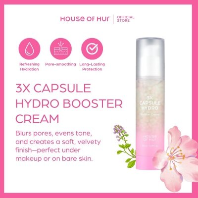 HOUSE OF HUR 3x Capsule Hydro Booster Cream 50ml