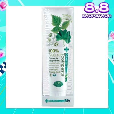 DENTISTE Natural Creme De Peppermint Toothpaste 100g