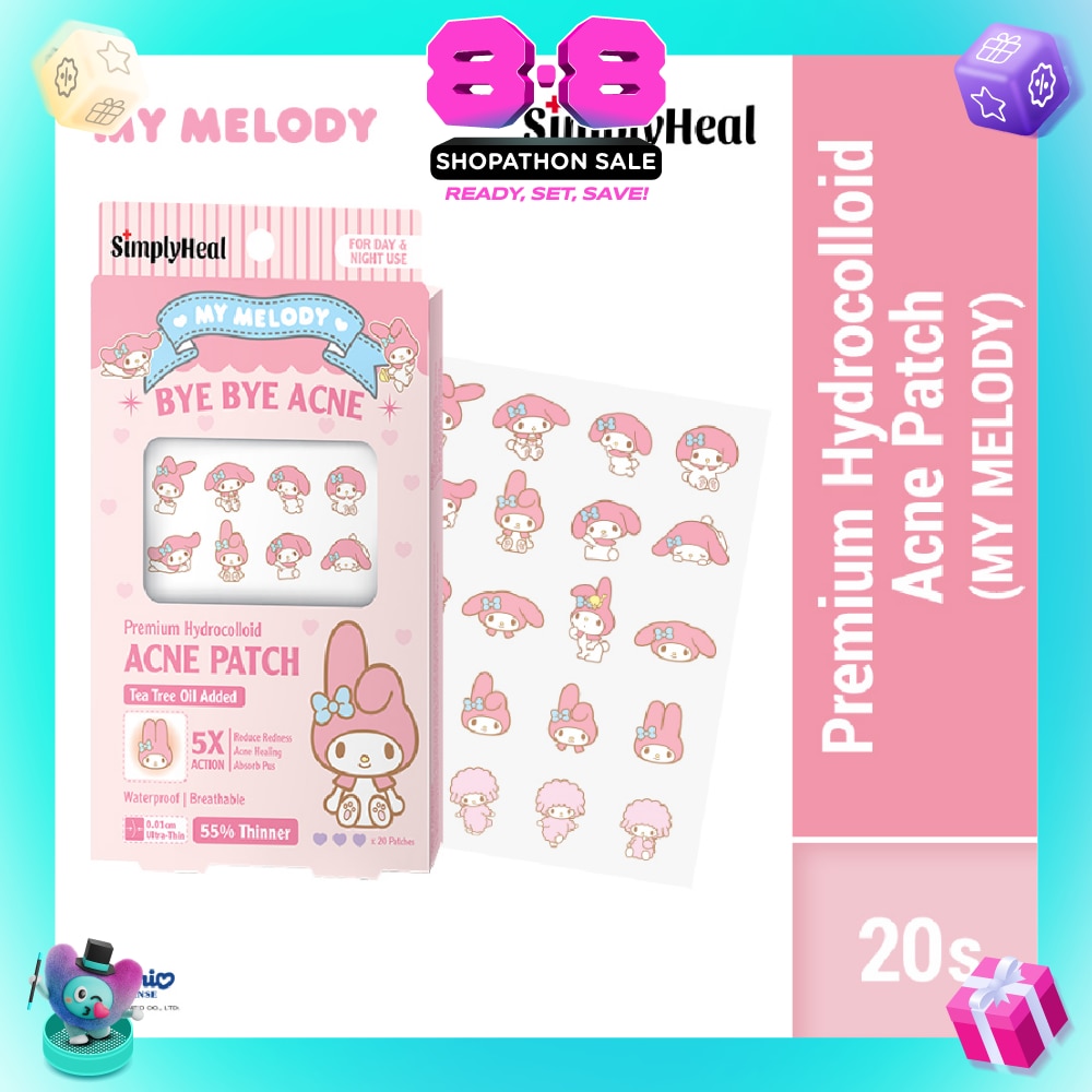 My Melody Day & Night Premium Hydrocolloid Acne Patch 20s