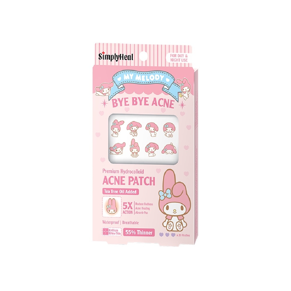 My Melody Day & Night Premium Hydrocolloid Acne Patch 20s