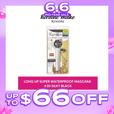 HEROINE MAKE - Long Up Super Waterproof Mascara #20 Silky Black 6g