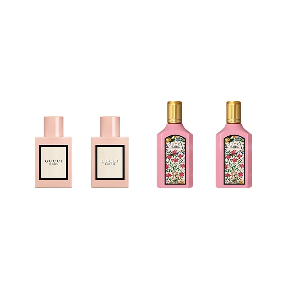 GUCCI Bloom + Flora Gorgeous Gardenia Eau De Parfum Set 4s x 5ml