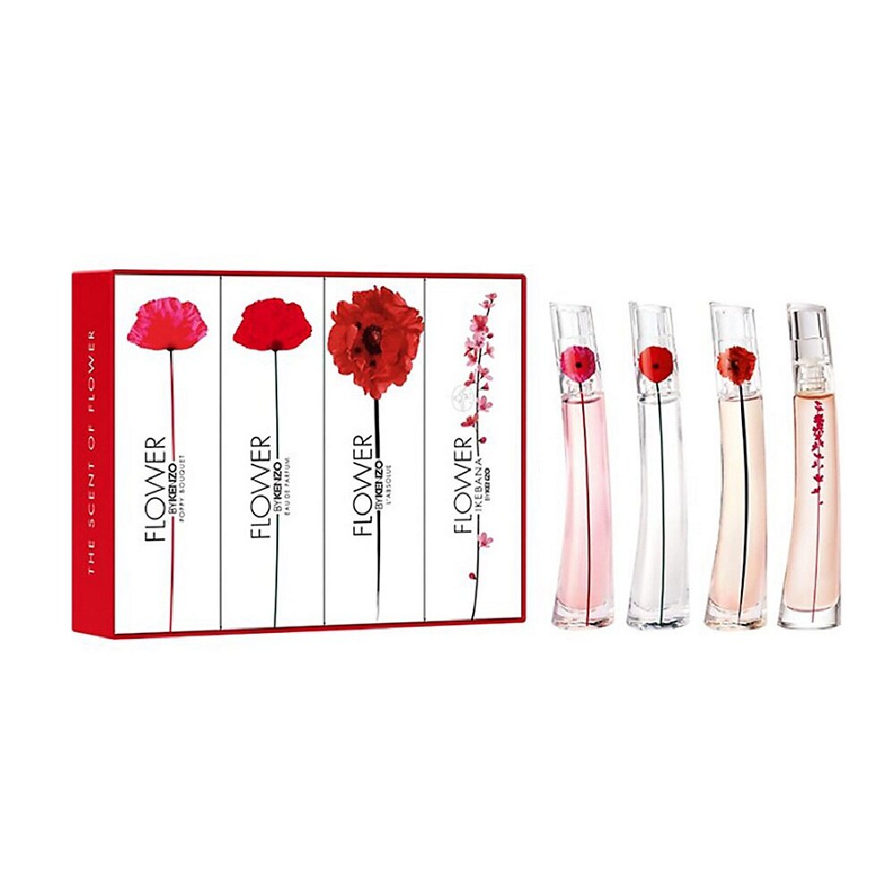 KENZO The Scent Of Flower Eau De Parfum Set 4s x 4ml | Fragrance