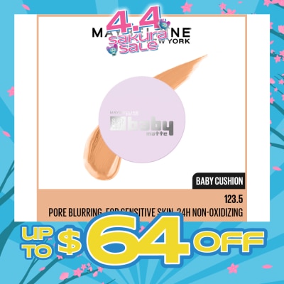 MAYBELLINE - Super Stay Baby Matte Cushion Foundation #123.5 82g