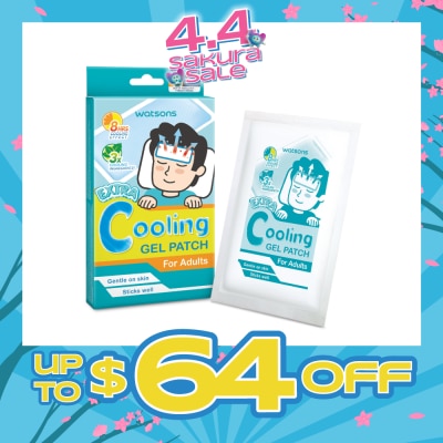 WATSONS - Cooling Gel Patch For Adults 6s