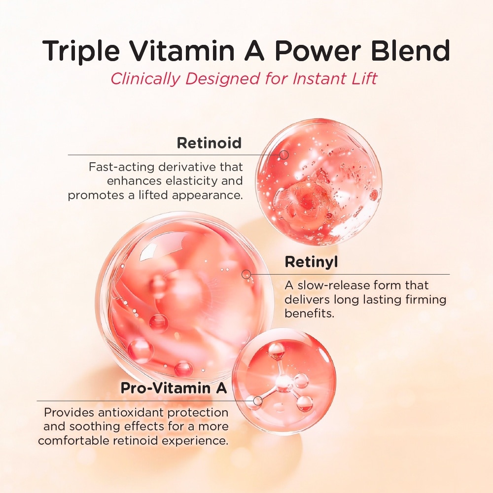 Triple Vitamin A Pro Elasticity Boost Serum Mask 25ml x 5s