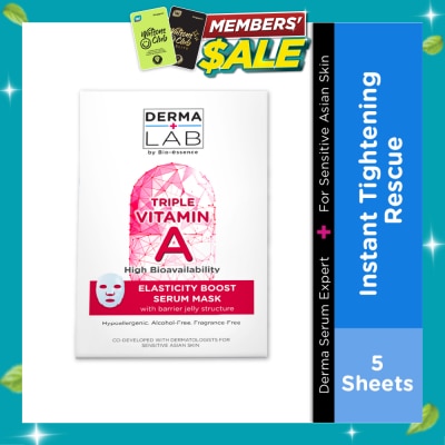 DERMA LAB Triple Vitamin A Pro Elasticity Boost Serum Mask 25ml x 5s image