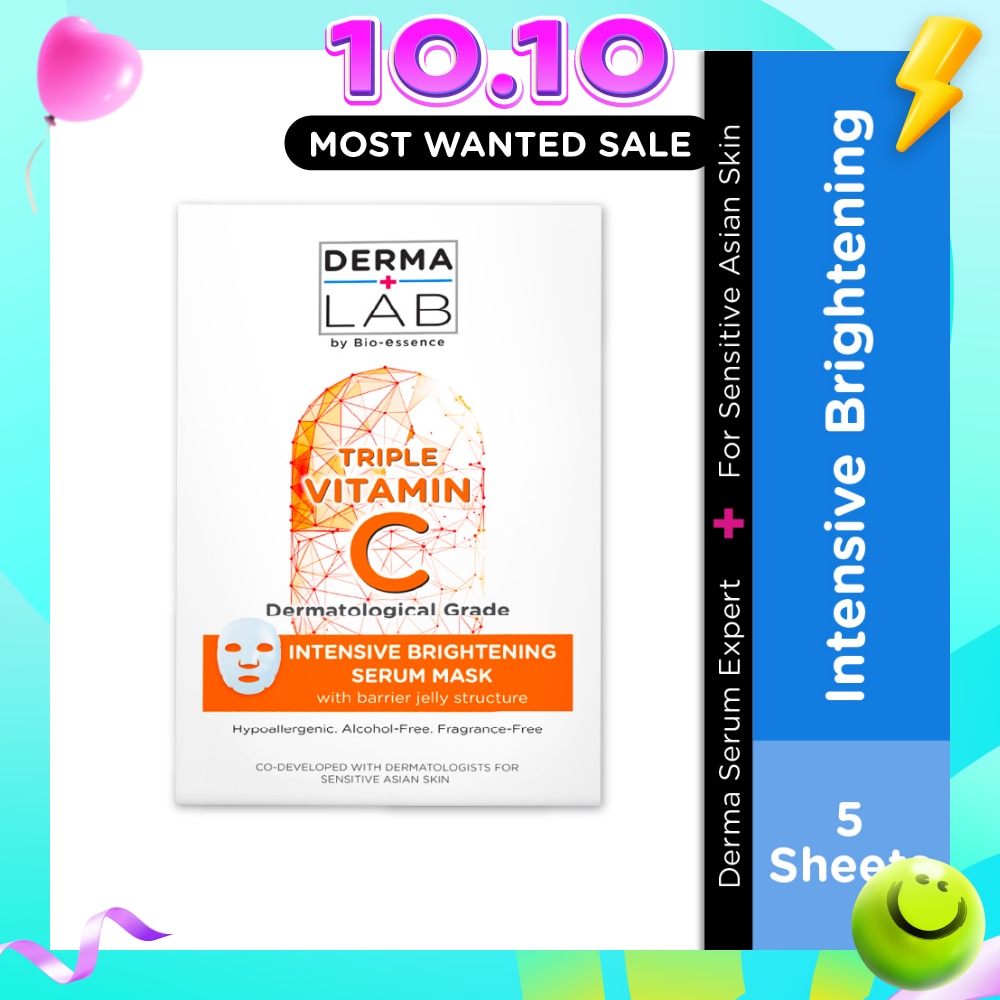 Triple Vitamin C Intensive Brightening Serum Mask 25ml x 5s image