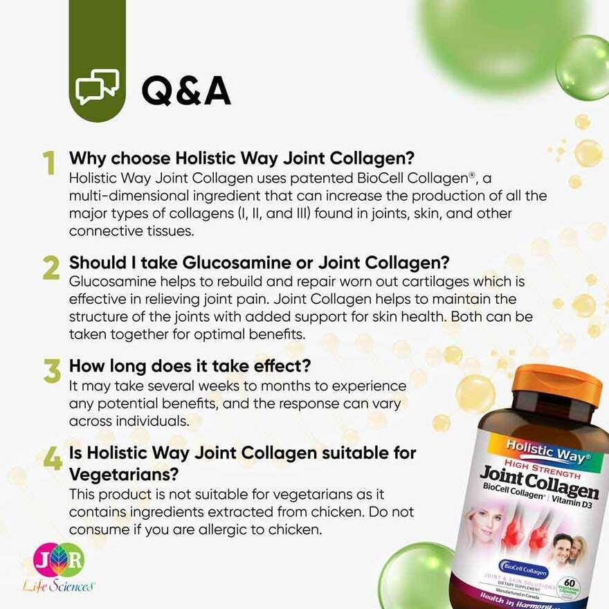 High Strength Joint Collagen 60's Vcaps