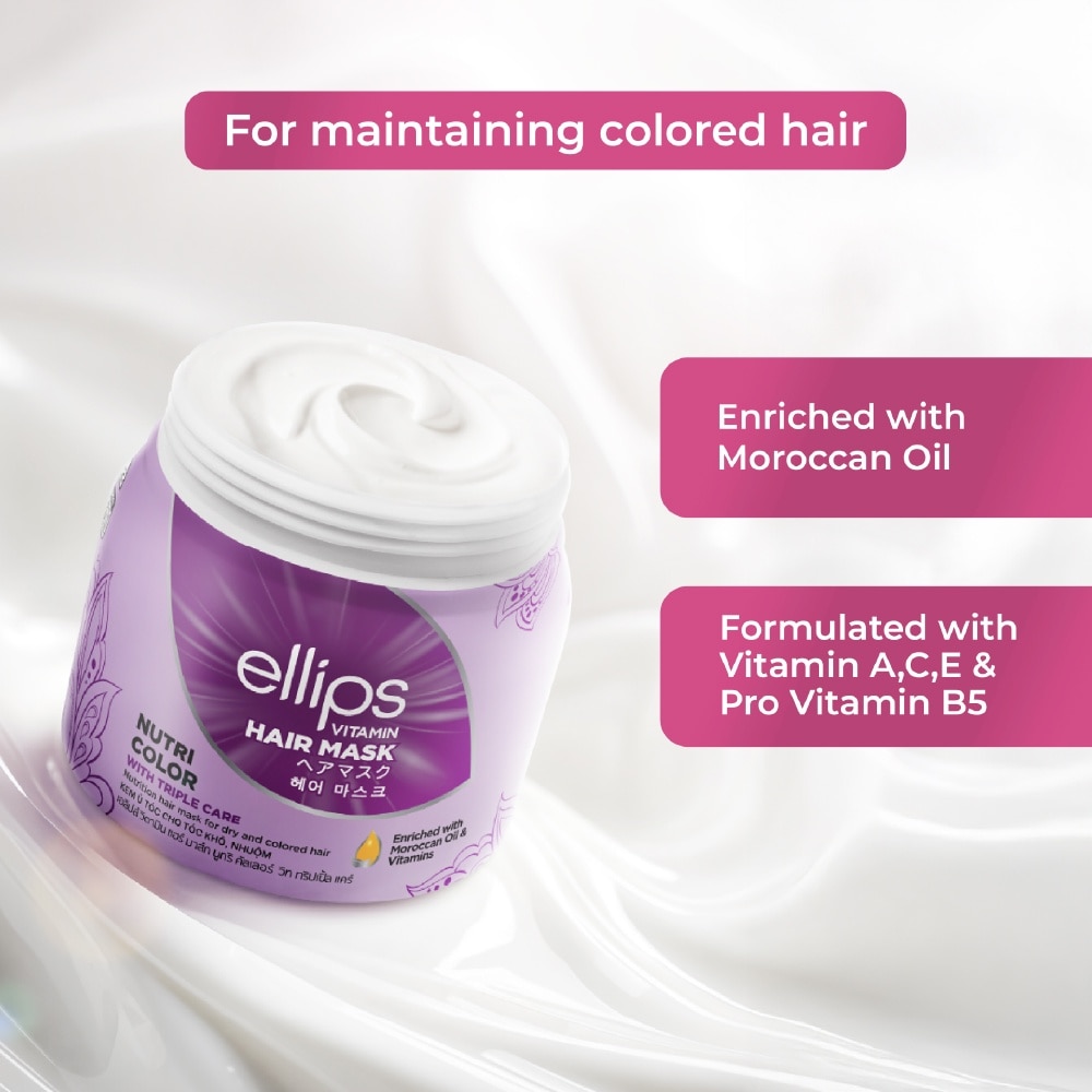 ELLIPS Nutri Color Hair Mask With Triple Care 200g | Treatments
