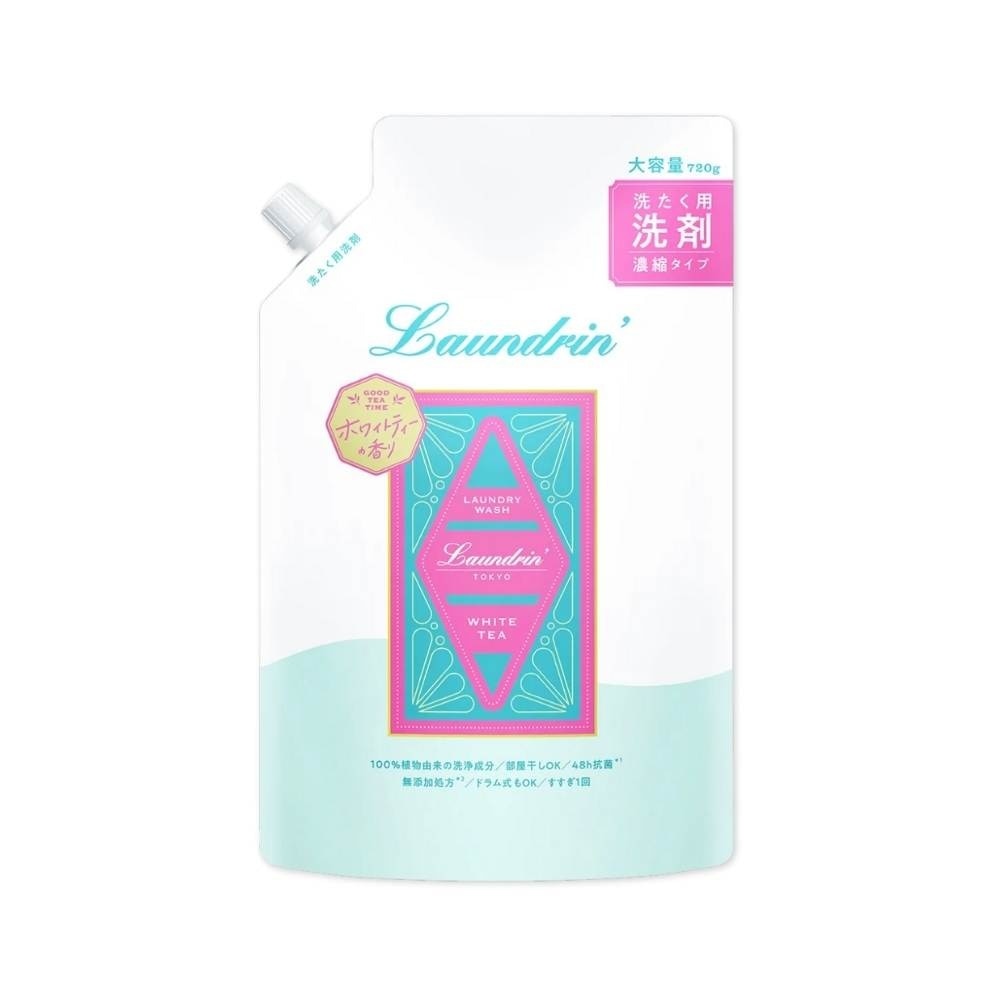 Premium Laundry Detergent White Tea Refill 720ml