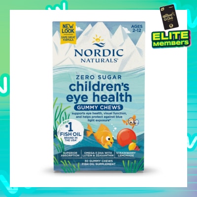 NORDIC NATURALS Children Eye Health Gummies (Multi Nutrient Support For Kid's Visual Development) 30s