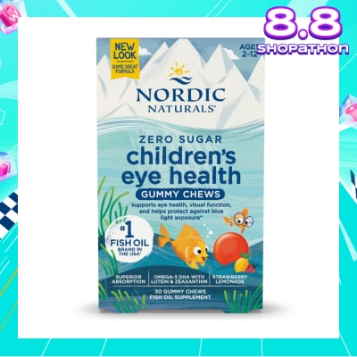 NORDIC NATURALS Children Eye Health Gummies (Multi Nutrient Support For Kid's Visual Development) 30s