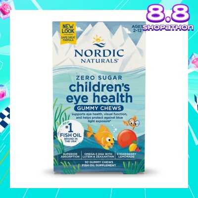 NORDIC NATURALS Children Eye Health Gummies (Multi Nutrient Support For Kid's Visual Development) 30s