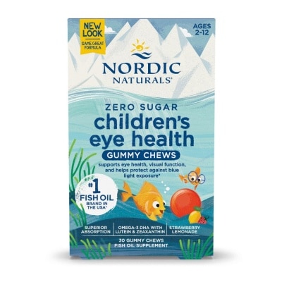 NORDIC NATURALS Children Eye Health Gummies (Multi Nutrient Support For Kid's Visual Development) 30s