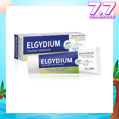 ELGYDIUM Teaching Toothpaste Tooth Decay Protection (From 7yrs Old onwards) 50ml