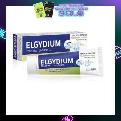 ELGYDIUM Teaching Toothpaste Tooth Decay Protection (From 7yrs Old onwards) 50ml