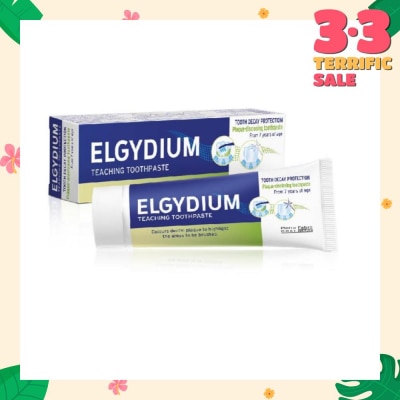 ELGYDIUM Teaching Toothpaste Tooth Decay Protection (From 7yrs Old onwards) 50ml