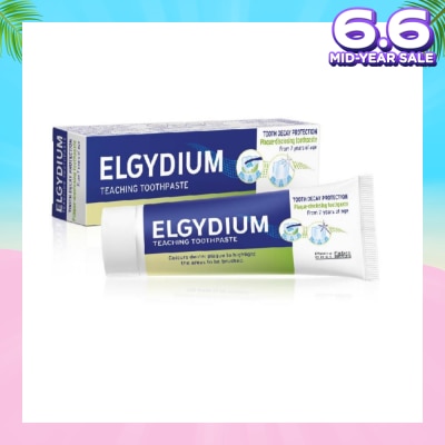 ELGYDIUM Teaching Toothpaste Tooth Decay Protection (From 7yrs Old onwards) 50ml