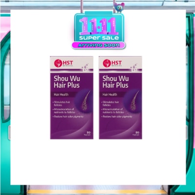 HERITAGE Shou Wu Hair Plus Vegicaps 80s x 2 image