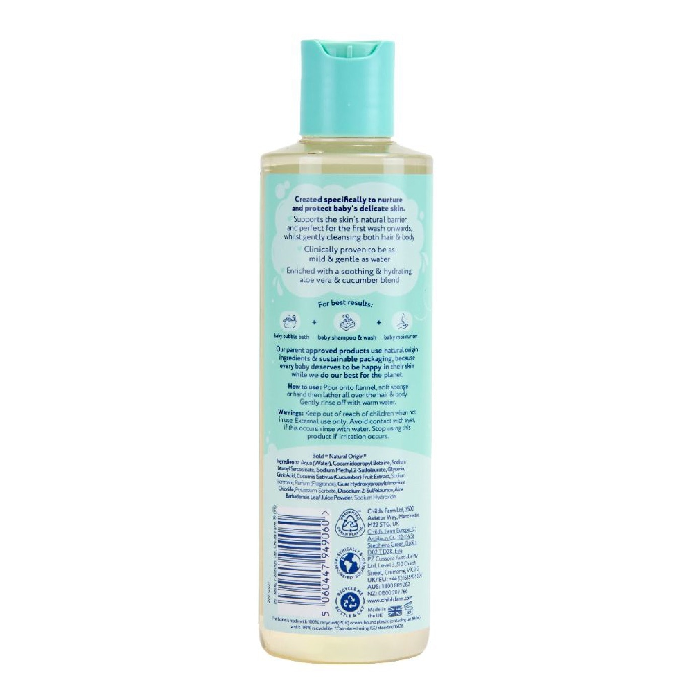 Baby Shampoo & Wash Baby Soft Scent 250ml