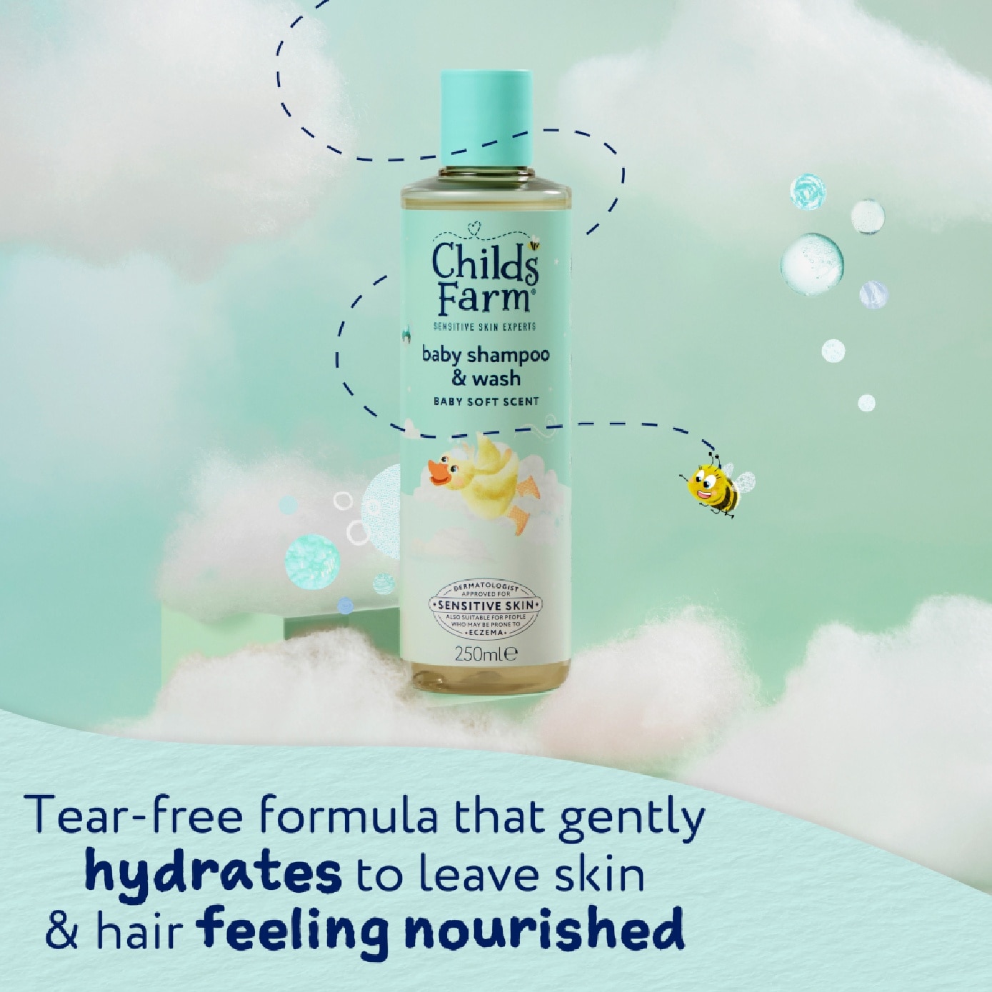 Baby Shampoo & Wash Baby Soft Scent 250ml