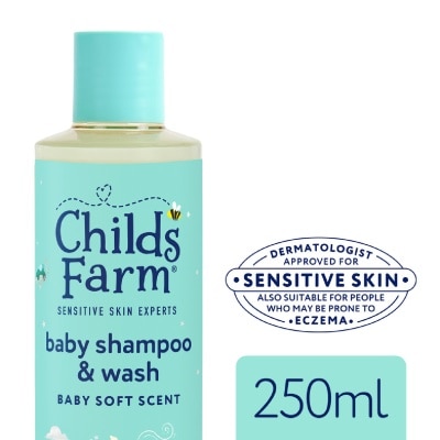CHILDS FARM - Baby Shampoo & Wash Baby Soft Scent 250ml