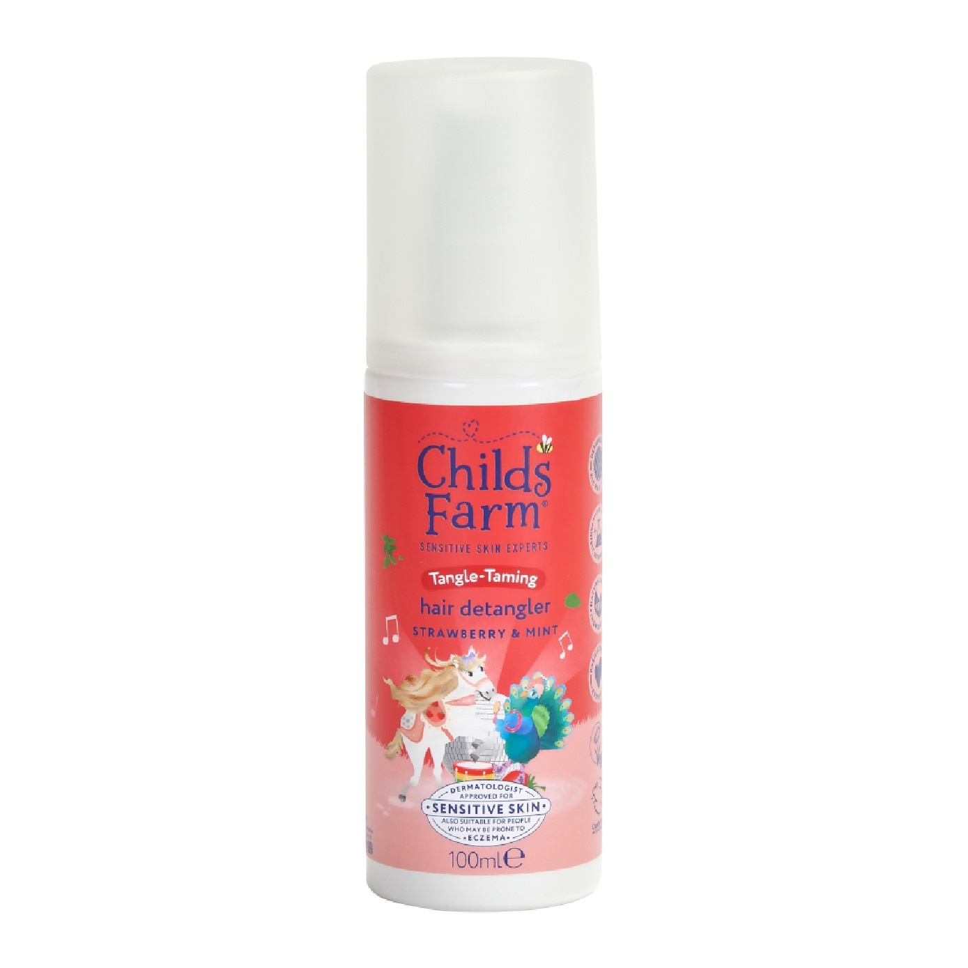 Tangle-Taming Hair Detangler Strawberry & Mint 100ml