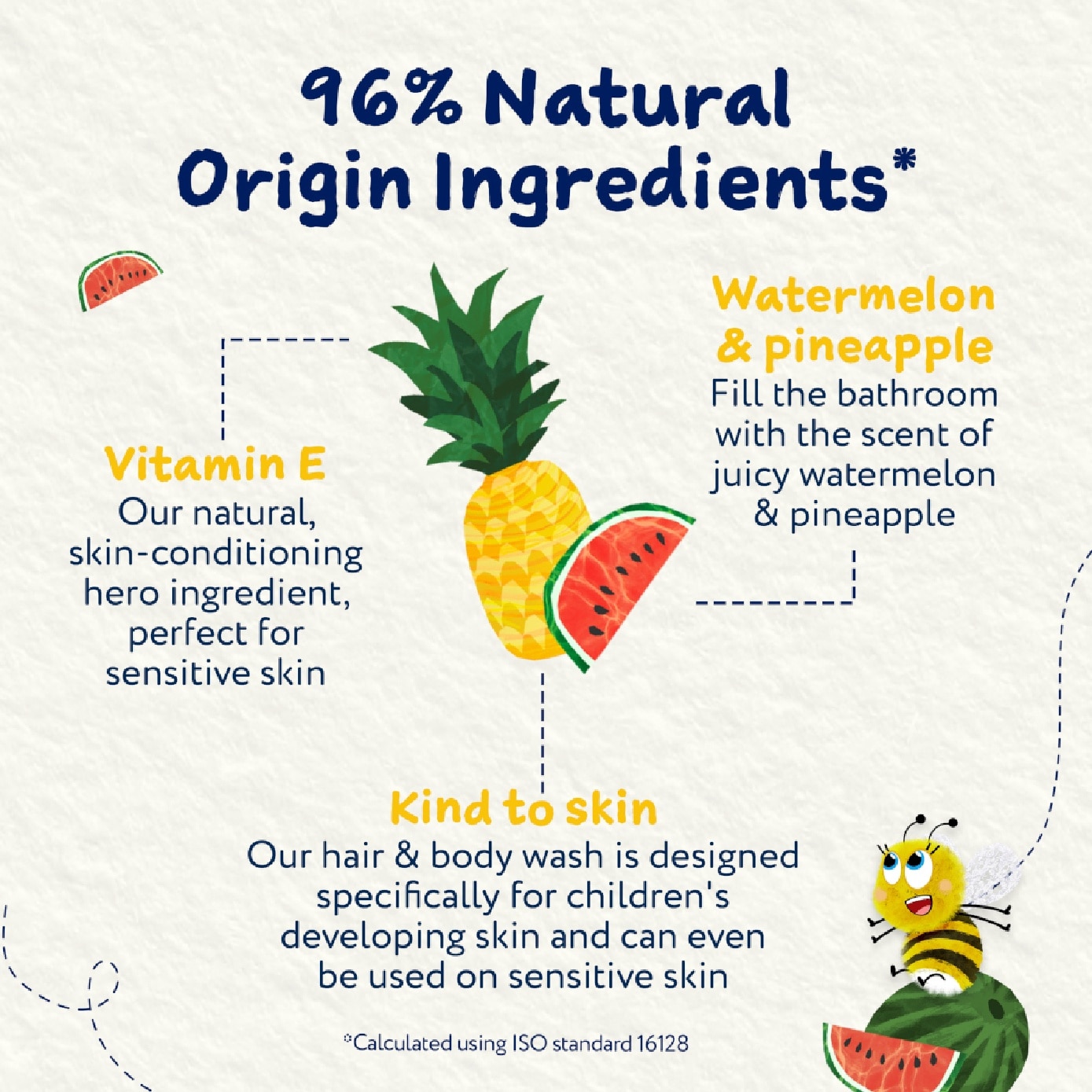 Hair & Body Wash Watermelon & Pineapple 500ml
