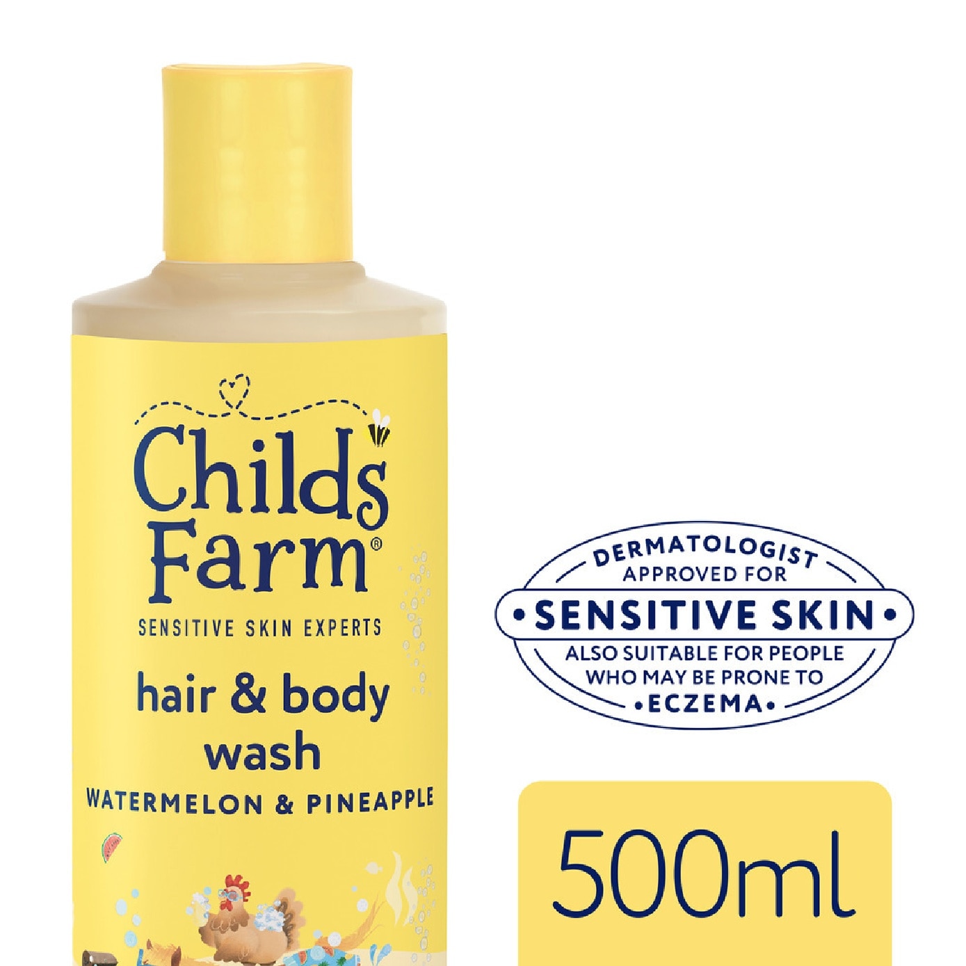 Hair & Body Wash Watermelon & Pineapple 500ml
