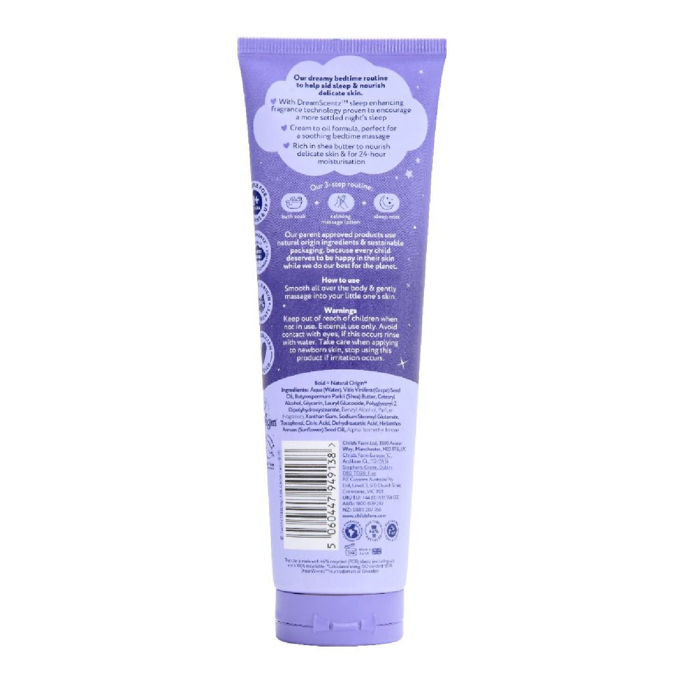 SlumberTime Calming Massage Lotion Lavender & Moon Milk 150ml