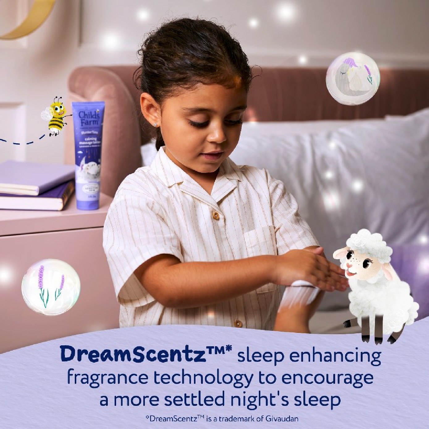 SlumberTime Calming Massage Lotion Lavender & Moon Milk 150ml
