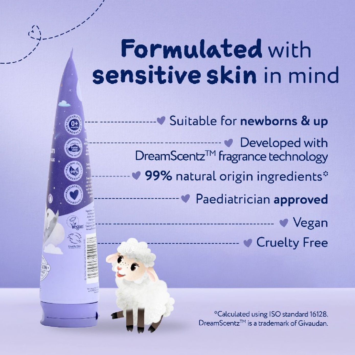 SlumberTime Calming Massage Lotion Lavender & Moon Milk 150ml