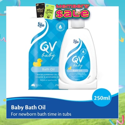EGO QV - Baby Bath Oil (Suitable for Newborn Bath in Tubs) 250ml