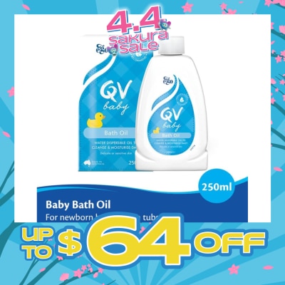 EGO QV - Baby Bath Oil (Suitable for Newborn Bath in Tubs) 250ml