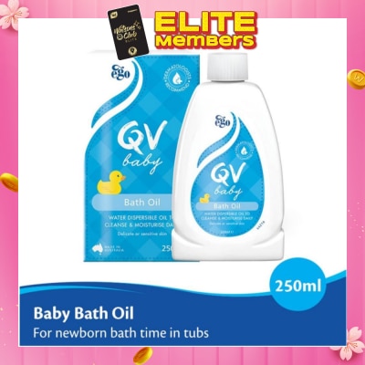 EGO QV Baby Bath Oil (Suitable for Newborn Bath in Tubs) 250ml
