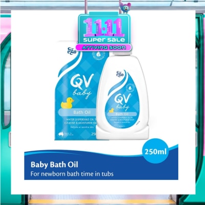 EGO QV Baby Bath Oil (Suitable for Newborn Bath in Tubs) 250ml image