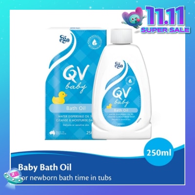 EGO QV Baby Bath Oil (Suitable for Newborn Bath in Tubs) 250ml