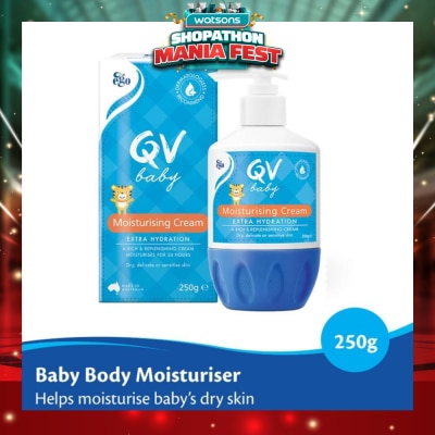 EGO QV - Baby Moisturising Cream (Helps Moisturises Baby's Dry Skin) 250g