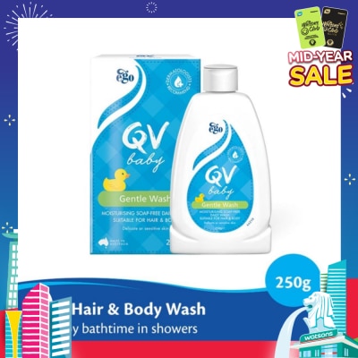 EGO QV Baby Gentle Wash For Hair & Body Wash 250g