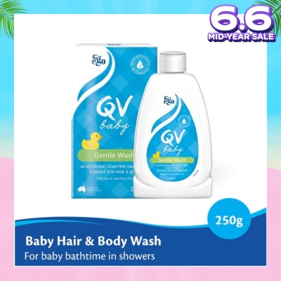 EGO QV Baby Gentle Wash For Hair & Body Wash 250g