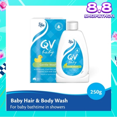 EGO QV Baby Gentle Wash For Hair & Body Wash 250g