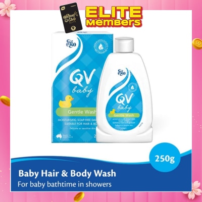 EGO QV Baby Gentle Wash For Hair & Body Wash 250g