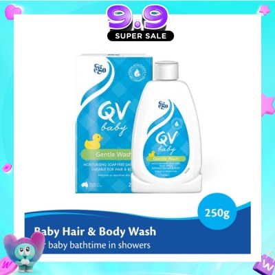EGO QV - Baby Gentle Wash For Hair & Body Wash 250g image
