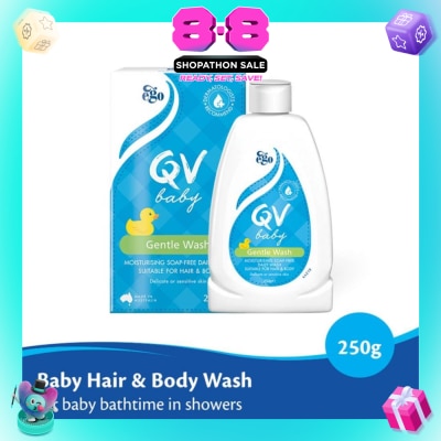 EGO QV - Baby Gentle Wash For Hair & Body Wash 250g