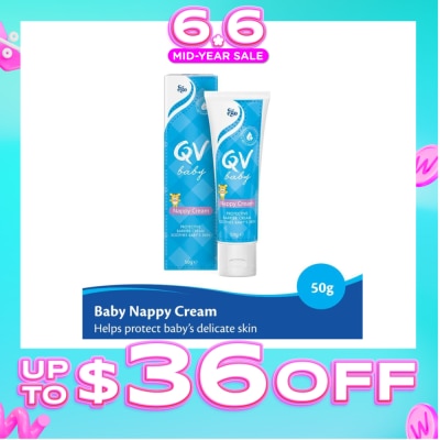 EGO QV - Baby Nappy Cream (Helps Protect Baby's Delicate Skin) 50g