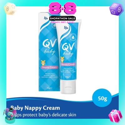 EGO QV - Baby Nappy Cream (Helps Protect Baby's Delicate Skin) 50g