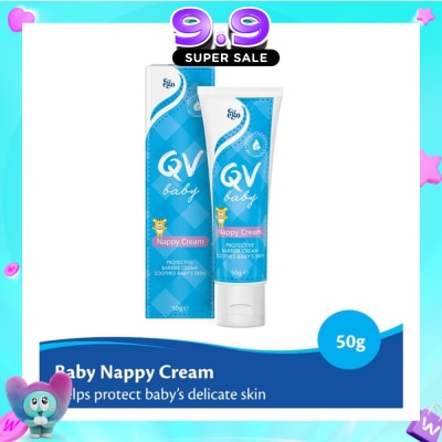 EGO QV - Baby Nappy Cream (Helps Protect Baby's Delicate Skin) 50g image
