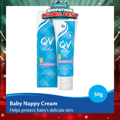 EGO QV - Baby Nappy Cream (Helps Protect Baby's Delicate Skin) 50g