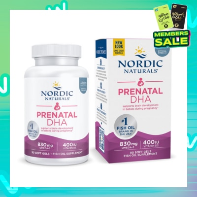 NORDIC NATURALS Prenatal DHA Fish Oil Softgel 90s (Expiry: Feb`2026)